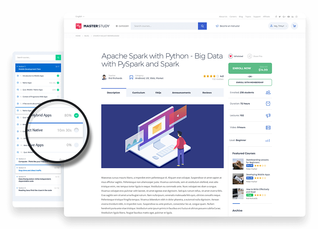 LMS Themes for WordPress