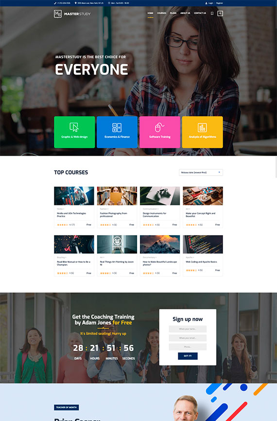 Educational Theme WordPress
