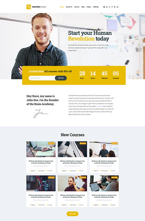 Education Theme for WordPress