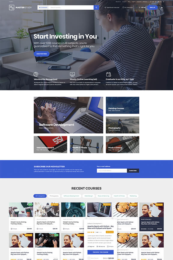 WordPress Educational Themes